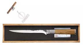 Japoniško stiliaus peilis Forged Style De Vie Olive, 385 mm, medis/japoniškas plienas