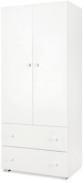 Spinta Klups Paula, balta, 80 cm x 55 cm x 183 cm