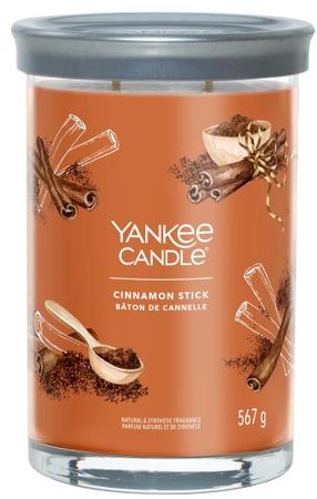 Žvakė, aromatinė Yankee Candle Tumbler Cinnamon Stick, 60 - 100 h, 567 g, Ruda
