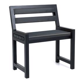 Lauko suoliukas DM Grill Uno Comfort SL017, juodas, 68 cm x 37 cm x 77 cm