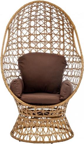 Lauko kėdė Mirpol Positano MIR-P1682BR, ruda, 65 cm x 89 cm x 150 cm