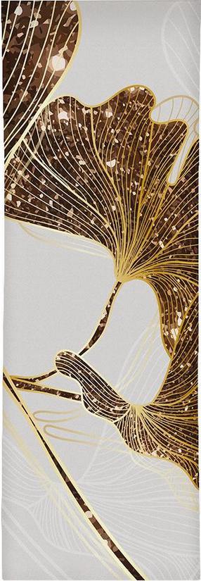 Naktinė užuolaida ZPMB-76, aukso/baltos, 75 cm x 245 cm