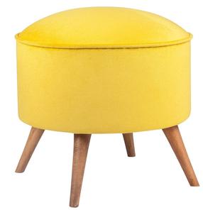 Pufas Hanah Home Buena Park 8681875763799, geltonas, 45 cm x 45 cm x 43 cm