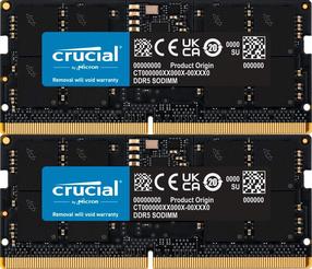 Operatyvioji atmintis (RAM) Crucial CT2K16G48C40S5, DDR5 (SO-DIMM), 32 GB, 4800 MHz