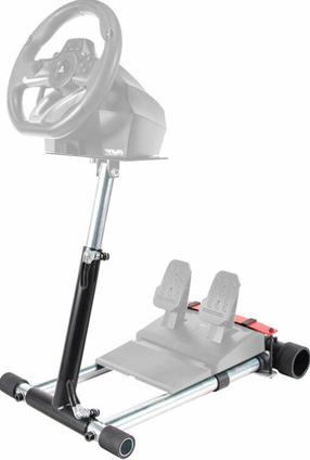 Žaidimų vairas Wheel Stand Pro Deluxe V2, sidabro/juoda