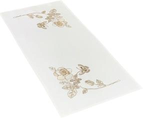 Stalo takelis stačiakampė, balta/smėlio, 40 x 300 cm