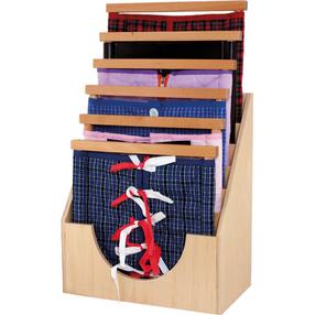 Edukacinės kortelės Montessori Dressing Cards, įvairių spalvų, 6 vnt.