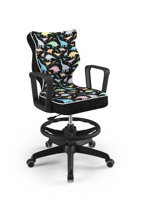 Vaikiška darbo kėdė Norm Storia 30, 63 x 63 x 99 cm, mėlyna/juoda/geltona