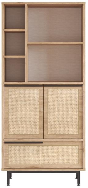 Laisvai pastatoma virtuvės spintelė Kalune Design, medžio, 35.5 cm x 74.8 cm x 161.6 cm