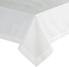 Staltiesė stačiakampė Melinda, balta, 140 x 220 cm