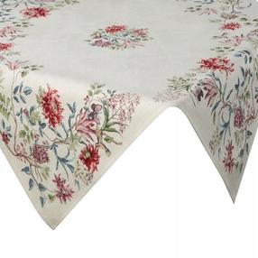 Staltiesė kvadratinė, mėlyna/raudona/žalia, 100 x 100 cm