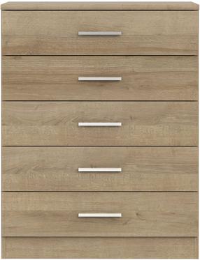 Komoda Forte PRGK212-D85, rusva, 41.5 cm x 69.9 cm x 90.6 cm