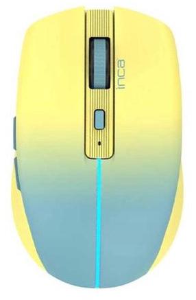 Kompiuterio pelė Inca IWM-511RS, mėlyna/geltona