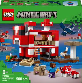 Konstruktorius LEGO® Minecraft Grybakarvių namas 21270, 500 vnt.