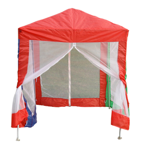 Pavėsinė Besk, 120 x 165 cm, mėlyna/balta/raudona