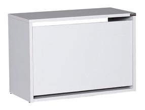 Batų dėžė Kalune Design SHC-110-BB-1, balta, 60 cm x 30 cm x 42 cm