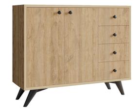 Komoda Kalune Design Waga 811MDD4146, ąžuolo, 35 cm x 100 cm x 82 cm