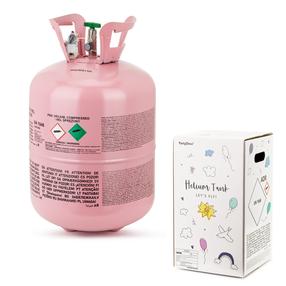 Helio dujos balionams universalus PartyDeco, rožinis