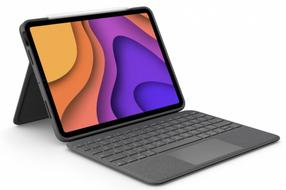 Planšetinio kompiuterio dėklas Logitech Folio Touch, pilka, 11"