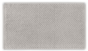  Vonios rankšluostis Foutastic Chevron, šviesiai pilka, 142 cm x 76 cm