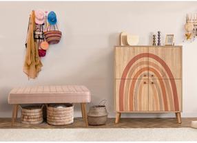 Prieškambario baldų komplektas Kalune Design Multilux Iris - 0900, vidaus, šviesiai ruda