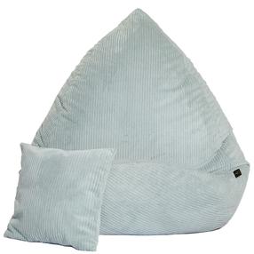 Sėdmaišis su pagalve Sako Mega Lincoln XL, mėlynas/žalias