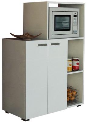 Apatinė virtuvinė spintelė Kalune Design Paris, balta, 90 cm x 41.8 cm x 123.5 cm