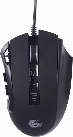 Žaidimų pelė Gembird RAGNAR RX500, usb type-a, juoda