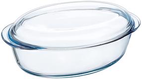 Stiklinis indas Pyrex Slow Cook, skaidri, 33 cm x 20 cm, 4 l