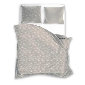 Patalynės užvalkalų komplektas PIB-02, balta/smėlio, 160 x 200 cm