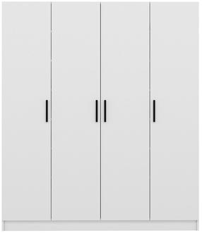 Prieškambario spinta Kalune Design Noah 8200, balta, 35 cm x 180 cm x 210 cm