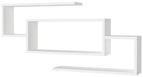 Sieninė lentyna Kalune Design Janison, balta, 103 cm x 14.5 cm x 48 cm