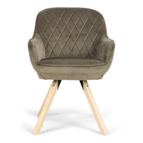 Valgomojo kėdė Domoletti Bago 53000009340, alyvuogių žalia, 46 cm x 44 cm x 84 cm