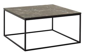 Kavos staliukas Kalune Design SHP-980-QQ-1, juodas, 80 cm x 80 cm x 42 cm