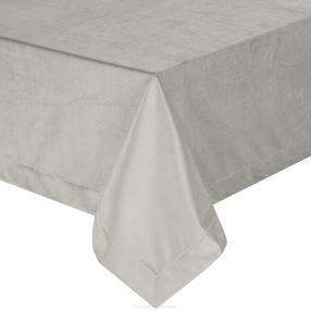 Staltiesė stačiakampė Melinda, sidabro, 220 x 140 cm