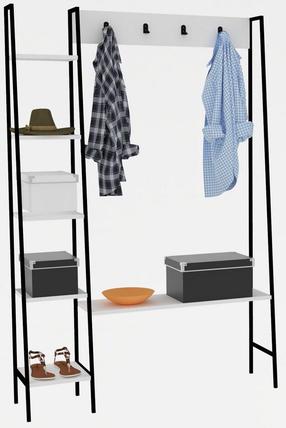 Drabužių kabykla Kalune Design Marken 495SSE1403, 180 cm, balta