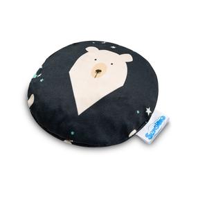 Vyšnių kauliukų pagalvėlė, meškiukas Sensillo Black Bear, juoda