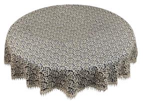 Staltiesė apvali GB01-3, smėlio, 110 x 110 cm