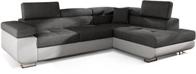 Kampinė sofa Anton Sawana 05, Soft 17, tamsiai pilka, dešininė, 202 x 275 cm x 90 cm