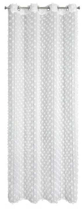 Naktinė užuolaida Aurelia, baltos, 135 cm x 250 cm