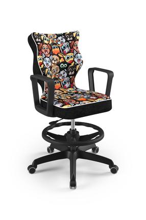 Vaikiška darbo kėdė Norm Storia 28, 63 x 63 x 99 cm, ruda/juoda/oranžinė