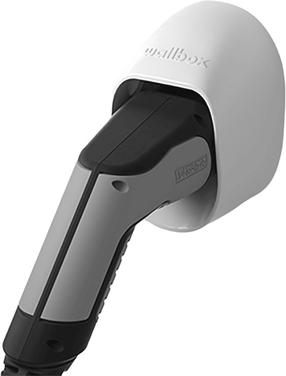 Kabelio laikiklis Wallbox Type 2 Connector Holder Type 2, balta