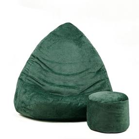 Sėdmaišis su pufu Mega Tender Way, žalias