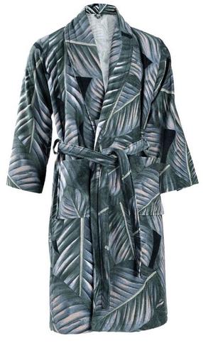 Chalatas Kenda Sand Tropical, balta/juoda/žalia, XL