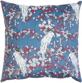Dekoratyvinė pagalvėlė Parrot, mėlyna, 45 cm x 45 cm