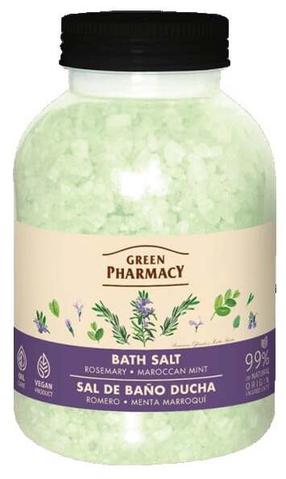 Vonios druska Green Pharmacy Rosemary and Moroccan Mint, 1000 g