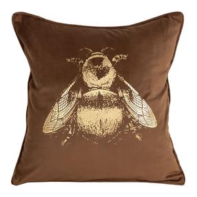 Dekoratyvinės pagalvėlės užvalkalas JBQ-07, raudonai ruda, 45 cm x 45 cm