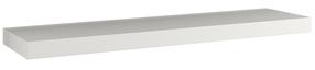 Sieninė lentyna ADRK Andrea, balta, 120 cm x 26 cm x 1.5 cm