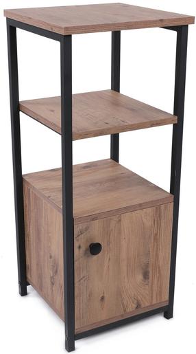 Pastatoma lentyna Kalune Design Stil 835PUQ5024, medžio/ruda, 35.5 cm x 35.5 cm x 81.9 cm