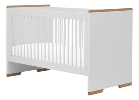 Kūdikio lovytė viengulė Pinio Snap 023-011-210, balta, 70 x 140 cm, be patalynės dėžės, be čiužinio